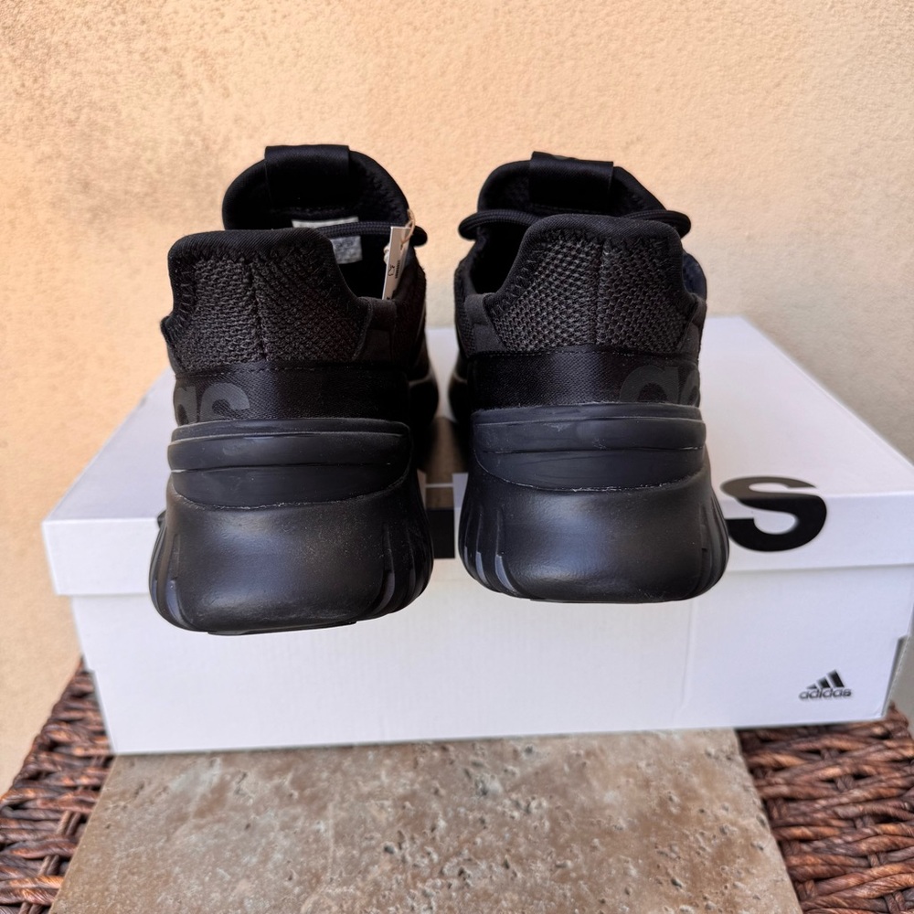 Adidas Kaptir 2.0 NWT Mens Black Running Shoes Size 11.5 - Picture 4 of 15